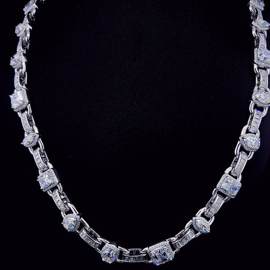 Sterling Silver Moissanite Necklace