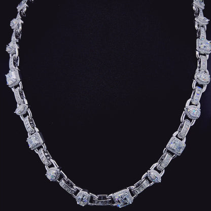 Sterling Silver Moissanite Necklace